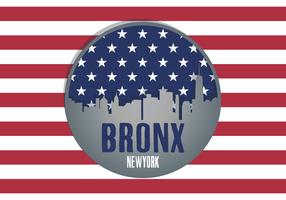 Vintage bronx illustratie vector