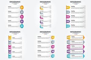 vector illustratie infographics vlak ontwerp reeks voor reclame brochure folder en tijdschrift