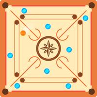 Platte Carrom arena Vector