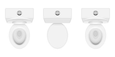 moderne toilet vectorillustratie ontwerp vector