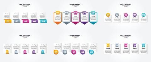 vector illustratie infographics vlak ontwerp reeks voor reclame brochure folder en tijdschrift