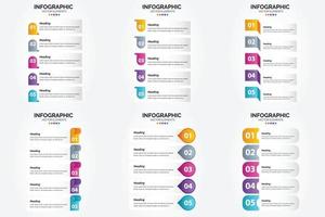 vector illustratie infographics vlak ontwerp reeks voor reclame brochure folder en tijdschrift