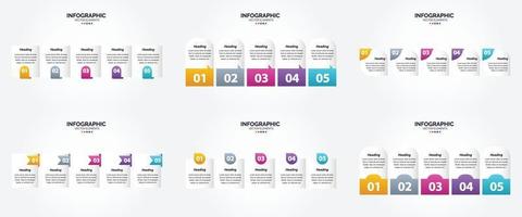 vector illustratie infographics vlak ontwerp reeks voor reclame brochure folder en tijdschrift