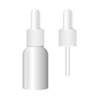 fles en druppelaar geneeskunde vector ontwerp illustratie geïsoleerd op een witte achtergrond