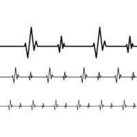 hartritme vector ontwerp illustratie geïsoleerd op een witte achtergrond