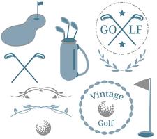 Vintage Golf 2 vectoren