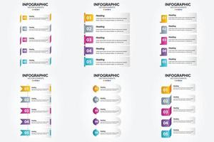 vector illustratie infographics vlak ontwerp reeks voor reclame brochure folder en tijdschrift