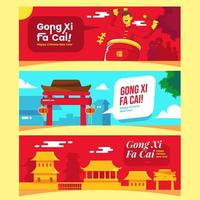 maan chinese gong xi fa cai concept banner