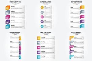 vector illustratie infographics vlak ontwerp reeks voor reclame brochure folder en tijdschrift