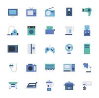 huishoudelijke apparaten icon set vector