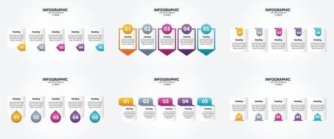 vector illustratie infographics vlak ontwerp reeks voor reclame brochure folder en tijdschrift