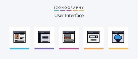 gebruiker koppel lijn gevulde 5 icoon pak inclusief koppel. communicatie. bericht. koppel. creatief pictogrammen ontwerp vector