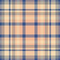 plaid controleren patroon. naadloos kleding stof textuur. Schotse ruit textiel afdrukken. vector