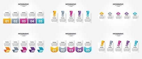 vector illustratie infographics vlak ontwerp reeks voor reclame brochure folder en tijdschrift