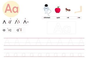 leer letter a vector