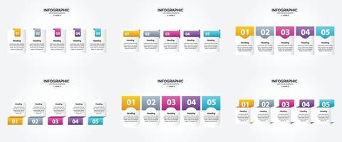 vector illustratie infographics vlak ontwerp reeks voor reclame brochure folder en tijdschrift