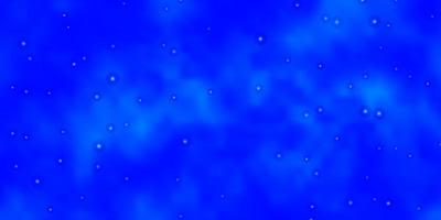 lichtblauwe vectormalplaatje met neonsterren vector
