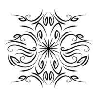 scheidingslijn decoratie swirl ornament bloemen pictogram vector