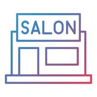 salon lijn helling icoon vector