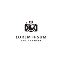 fotografie bioscoop en video, Luik lens camera minimalistische logo ontwerp icoon vector