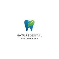 blad tandheelkundig voor tandarts tandheelkundig tandheelkunde kliniek logo ontwerp icoon vector