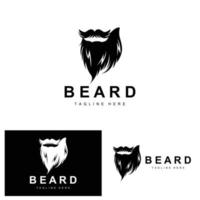 baard logo, vector kapperszaak, ontwerp voor mannetje uiterlijk, kapper, haar, mode