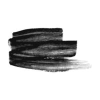zwart hand- getrokken inkt vlek. inkt plek geïsoleerd Aan wit achtergrond. vector illustratie