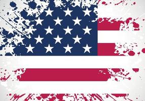 Verenigde Staten van Amerika vlag. grunge vlag van Verenigde staten van Amerika voor 4e van juli vector