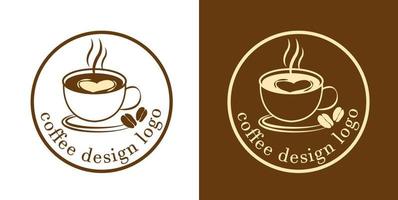 koffie kop pictogrammen reeks illustraties vectoren