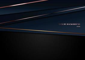 abstracte sjabloon donkerblauwe luxe premium achtergrond vector
