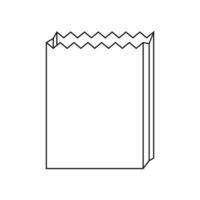papier zak icoon vector. pakket illustratie teken. pakket symbool of logo. vector