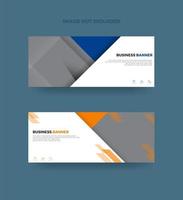 eenvoudig banner modern ontwerp vector