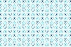 patroon met harten in blauw tonen. abstract helling achtergrond vector