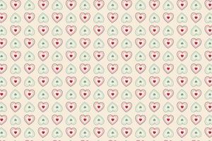 patroon met harten in retro wijnoogst tonen. abstract helling achtergrond vector