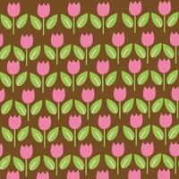webnaadloos patroon bloemen achtergrond ontwerp. vector