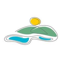 zwembaden icoon logo ontwerp vector