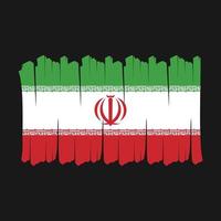 iran vlag borstel vector