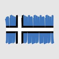 estland vlag borstel vector