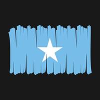 vlagborstel van Somalië vector