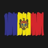 Moldavische vlagborstel vector