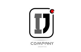 d zwart en wit alfabet brief logo icoon ontwerp met Japans stijl belettering vector