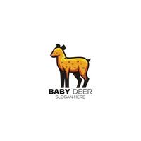 baby hert logo vector ontwerp kleurrijk sjabloon