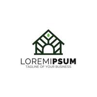 boerderij huis logo ontwerp. vector illustratie van abstract landbouw boerderij icoon ontwerp