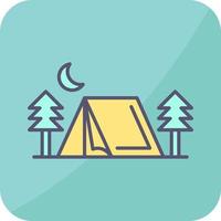 tent vector pictogram