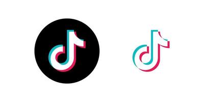 tiktok logo vector, tiktok symbool, tiktok icoon vrij vector