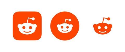 reddit logo, reddit symbool, reddit icoon vrij vector