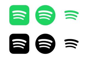 spotify logo vector, spotify symbool, spotify icoon vrij vector