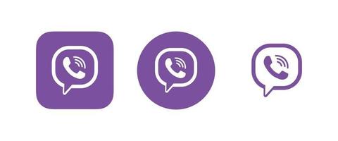 viber app logo, viber logo, viber icoon vrij vector