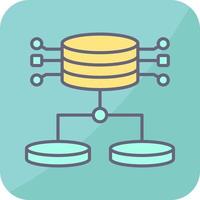 gestructureerd gegevens vector icoon