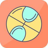 basketbal vector pictogram